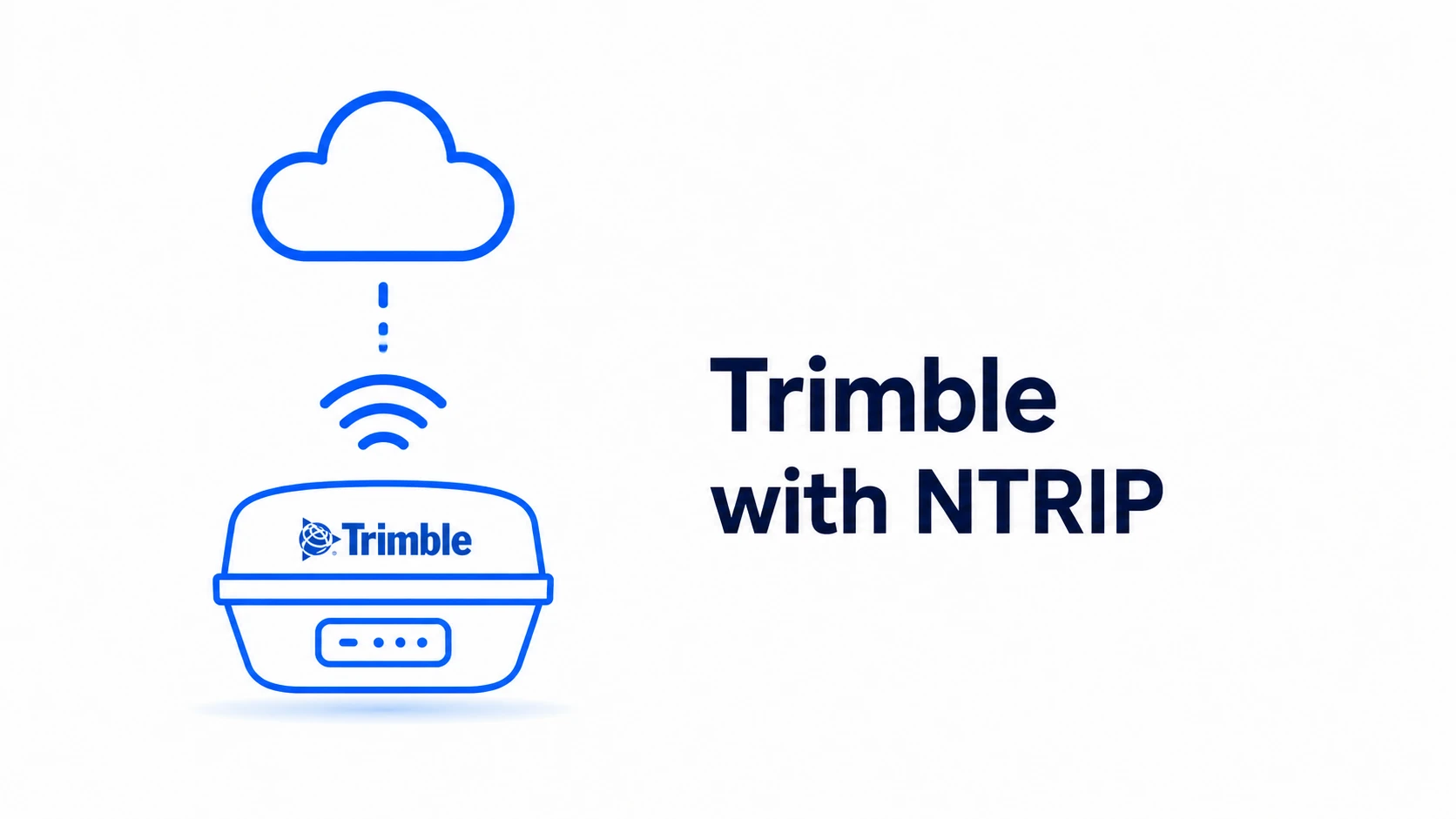 How to set up Trimble with NTRIP corrections